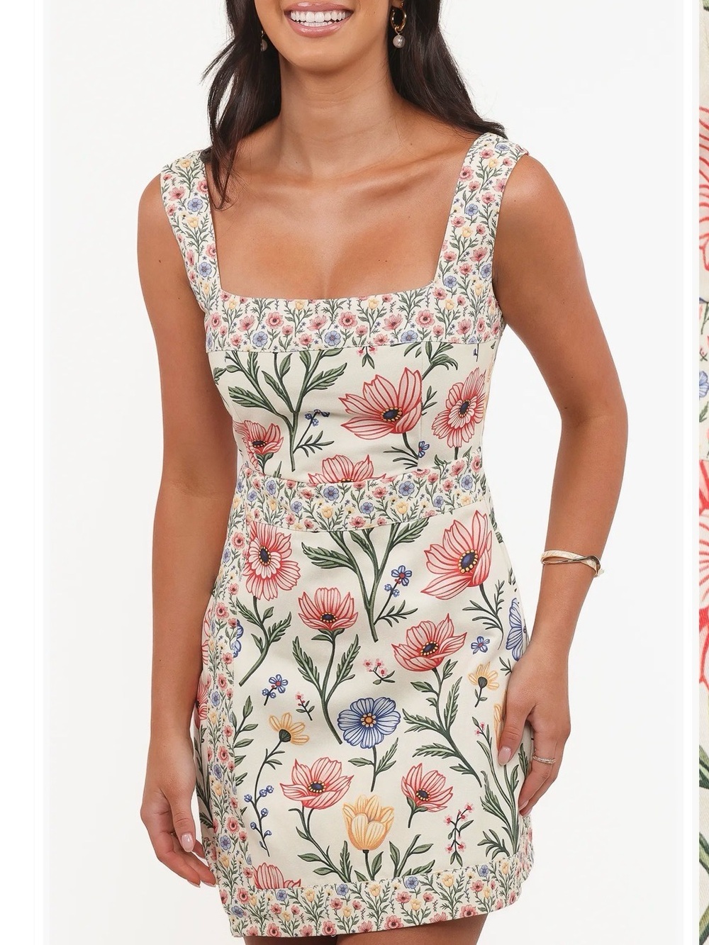Petal + Pup Rinna Floral Cotton Minidress